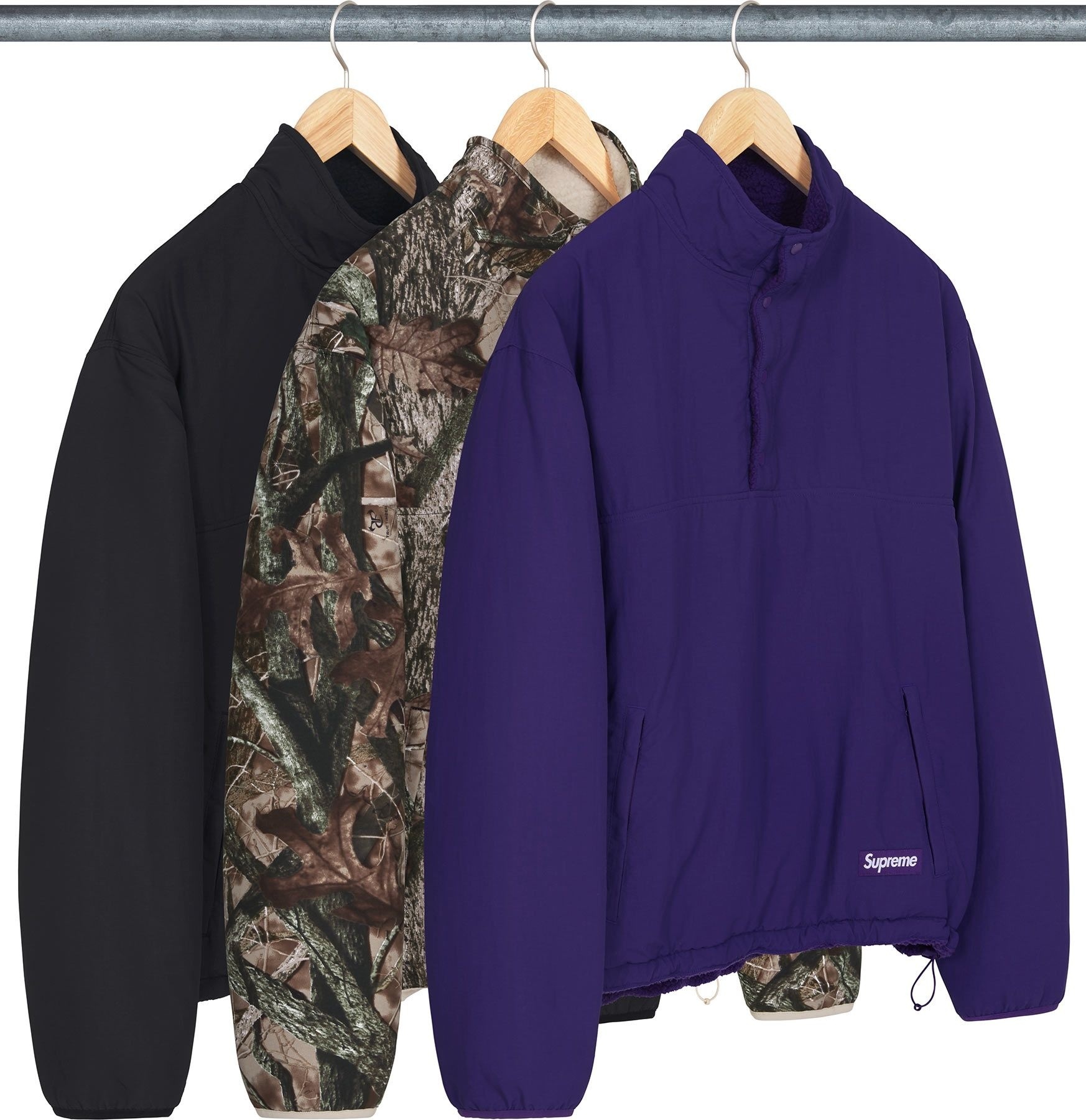 Polartec® Shearling Reversible Pullover